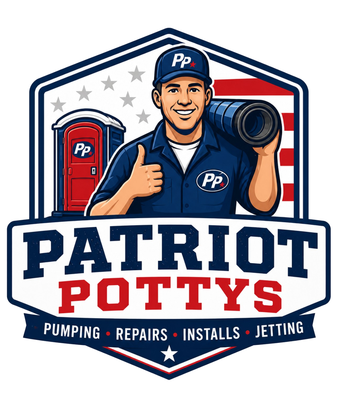 Patriot Pottys — Pumping, Repairs, Installs, Jetting